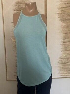 Lululemon Run Off-Route Tank Mint Strappy Mesh